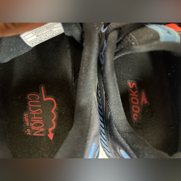 Brooks Adrenaline GTS 22 Black Purple Coral Women’s Sneakers Size 8.5 - Picture 9 of 10